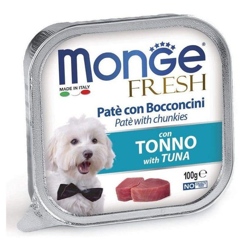 Monge Fresh Tonno 100gr Alimento umido per Cani Monge Fresh Tonno 100gr Alimento umido per Cani